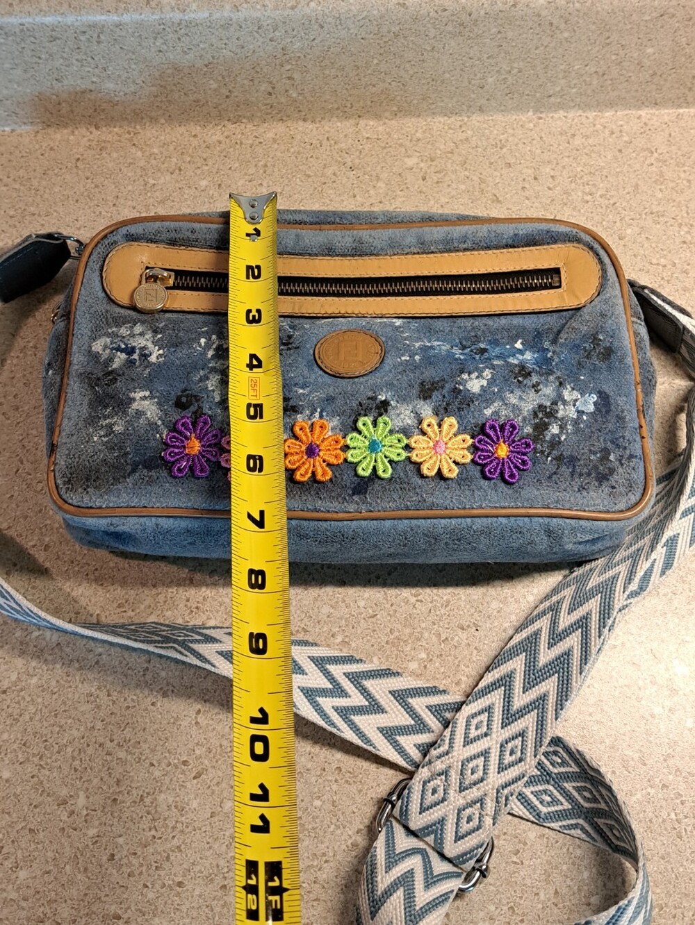 Vintage Fendi Roma Boho Rehabed Crossbody Bag - Picture 3 of 16